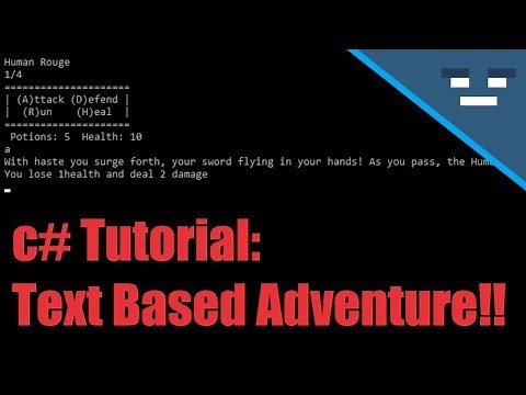 C# Tutorial Text-Based Adventure Ep1: Getting Started!