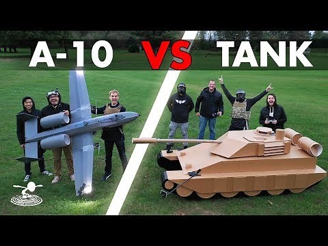 A-10 Warthog VS Tank - Epic Airsoft Battle