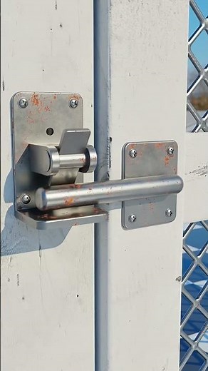 Automatic Gate Lock Mechanism in 3D 🔒 | Smart Lock System Explained