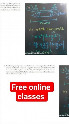 Class 10 Maths Chapter 12 SURFACE AREAS AND VOLUMES - Exercise 12.2 Question 2 #mathshorts