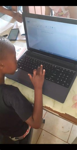 2K views · 74 reactions | Today ( 30th October 2025) we have started to teach them on how to use a computer/Laptop in order to develop the computer literate skills at a very young age.��� " you can do all things through Christ who strengthens you." | Tshepang Rode | Facebook