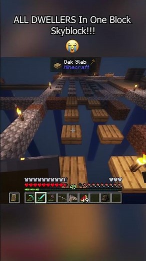 One Block Skyblock EVERY Horror Mod #minecraft