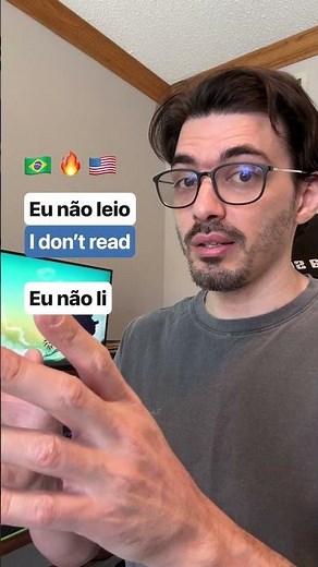 English verbs in negative, present and past.