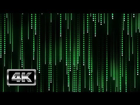 1 Hour Pixels Green Rain: 4K Matrix Effect Live Wallpaper & TV Screensaver