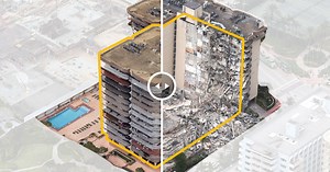INTERACTIVE: See before and after photos of Florida condo building collapse
