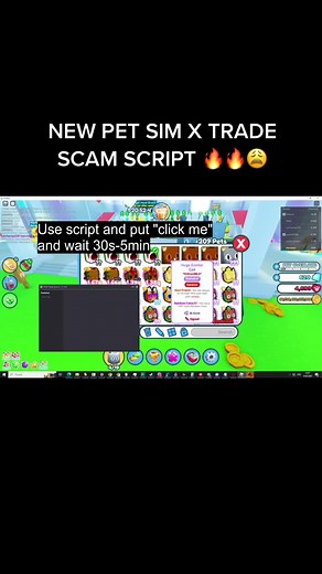 New Pet Sim X Trade Scam Script