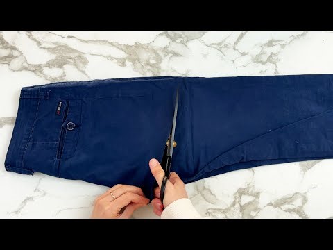 Transforming your old jeans. Sewed a cute bag out of old jeans.
