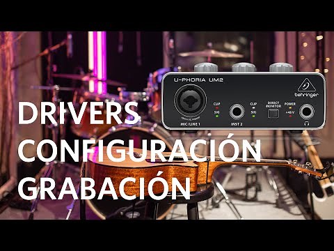 Behringer UM2 How to Install Drivers, Configure and Burn