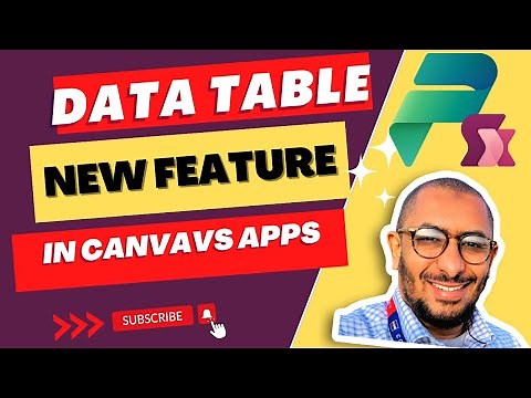 New Feature in PowerApps Canvas: Improved Data Table Control Selection & Value Property Explained!
