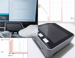 M5stack ボタンスイッチの、チャタリング、誤作動防止、感度調整、長押し設定を考えてみる