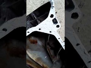 Mercedes benz oil pan remove ang repair..
