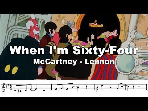 When I'm Sixty-Four, another fun Beatles Bb trumpet play along.