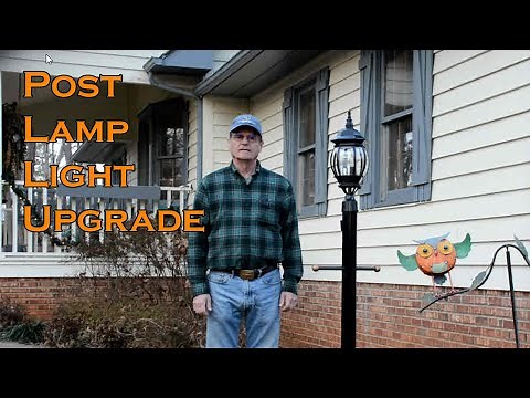 Improving outdoor lighting from your post/pole lamp
