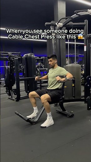 How to do Seated Cable Chest Press