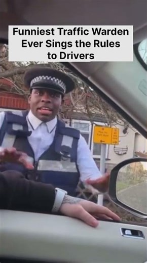 Funniest Traffic Warden Ever — Sings the Rules to Drivers