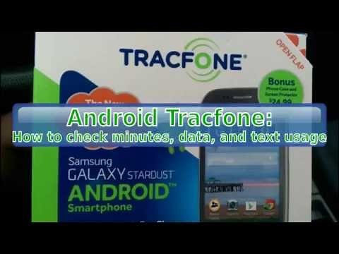 Android TracFone: How to check remaining minutes, data, and texts