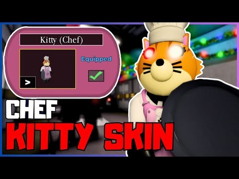NEW CHEF KITTY SKIN IN PIGGY.. Jumpscare/Emotes Showcase | New Piggy Update