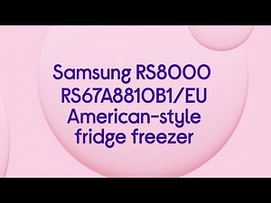 Samsung RS8000 RS67A8810B1/EU American-Style Fridge Freezer - Black Stainless Steel - Quick Look