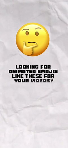 Get Free Animated Emojis for Your Videos