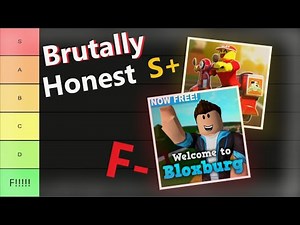 Brutally Ranking CLASSIC Roblox Games (Tier List)