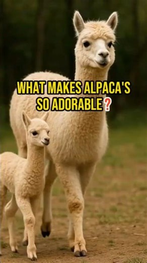 What makes Alpaca's so adorable? #animals #wildlifediscovery