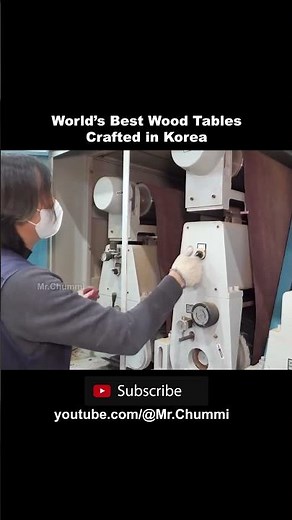 World’s Best Wood Tables Crafted in Korea