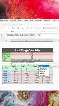 Create a Search Bar in Excel | Filter Data Instantly with Text Box & Formulas #excel #productivity