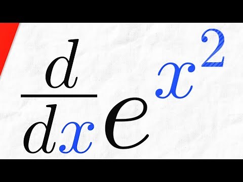 Derivative of e^x^2 (Chain Rule) | Calculus 1 Exercises