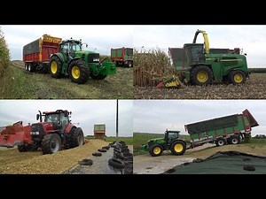 Mais hakselen en inkuilen - Loonbedrijf Engberts en Beverdam Machinery met John Deere 7400 (2022)