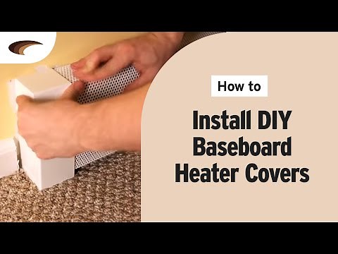 Installing Baseboarders DIY Baseboard Heater Covers
