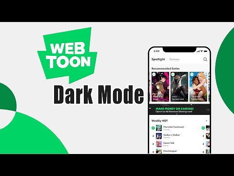 How To Enable Dark Mode On Webtoon | Webtoon Dark Mode