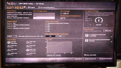 ASUS Sabertooth Z97 BIOS Overview