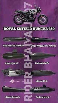 Which Exhaust Sounds BEST on Hunter 350? 🔥 | Ultimate Sound Test!