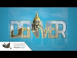 Create Clipping Mask from Text in GIMP