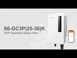 Solis S6-GC3P(25-36)K - Easy Setup with the SolisCloud App