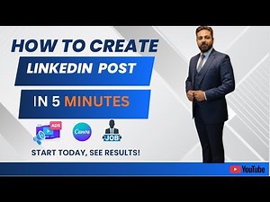 How to Create a LinkedIn Post in 5 Minutes | Step-by-Step Guide for Beginners