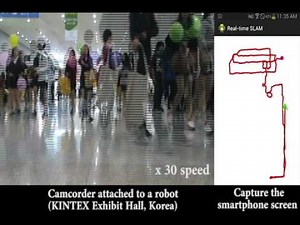 Practical 2D SLAM algorithm (android smartphone application)