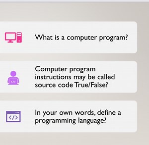 What is a computer program?Computer program instructions may ... | Filo