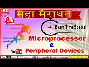 Microprocessor and Peripheral Devices | EXAM Time महा-मैराथन Class ELECTRONICS ENGINEERING 5th Sem.