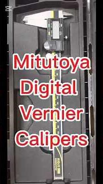 How to Use Mitutoyo Digital Vernier Calipers | Battery Change & Initialization