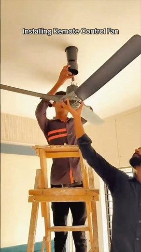 How To Install Ceiling Fan With Remote Control Fan Installing
