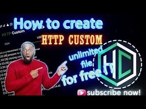 How to create HTTP CUSTOM UNLIMITED FILES.