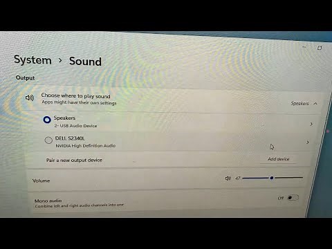 How To Switch Between Audio Outputs in Windows 11