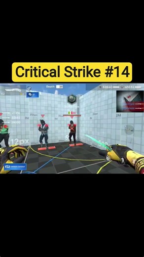 Critical Strike - #14 🔥 Super Krishna’s Epic Headshot & Knife Play 🎯🔪 | Intense FPS Shorts