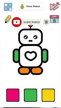 How to Draw a Robot Step by Step | Easy Robot Drawing Tutorial for Beginners