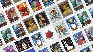 See all the 2023 holiday postage stamps from USPS