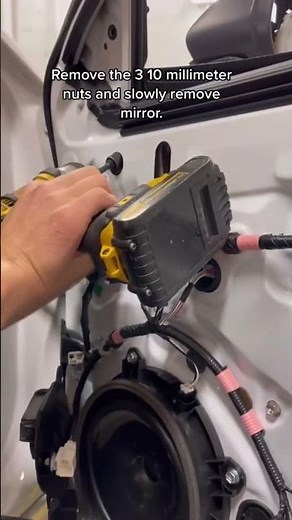 How to replace a side view mirror on a Toyota camry! #howto #toyota #replacement