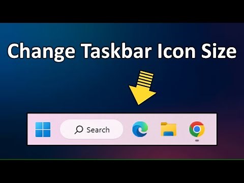 How to Change Taskbar Icon Size in Windows 11