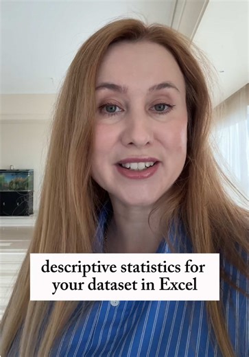 Descriptive Statistics in Excel Tutorial