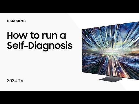 How to run a Samsung TV Self-Diagnosis | Samsung US